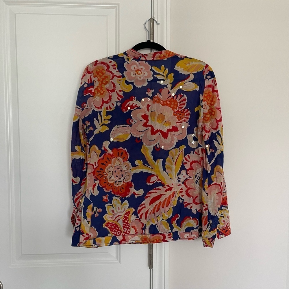 Tory Burch Stephanie Sequin Tunic - Picture 2 of 9
